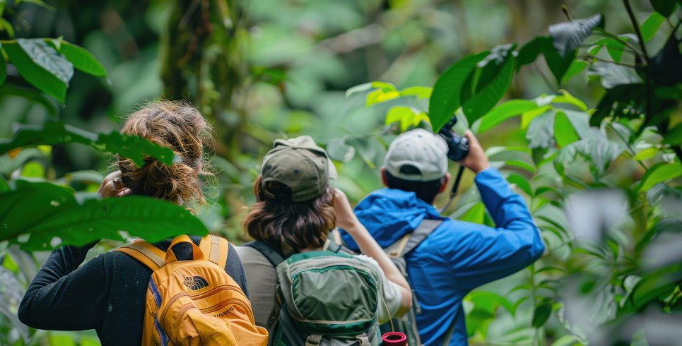 Ecotourism trekking